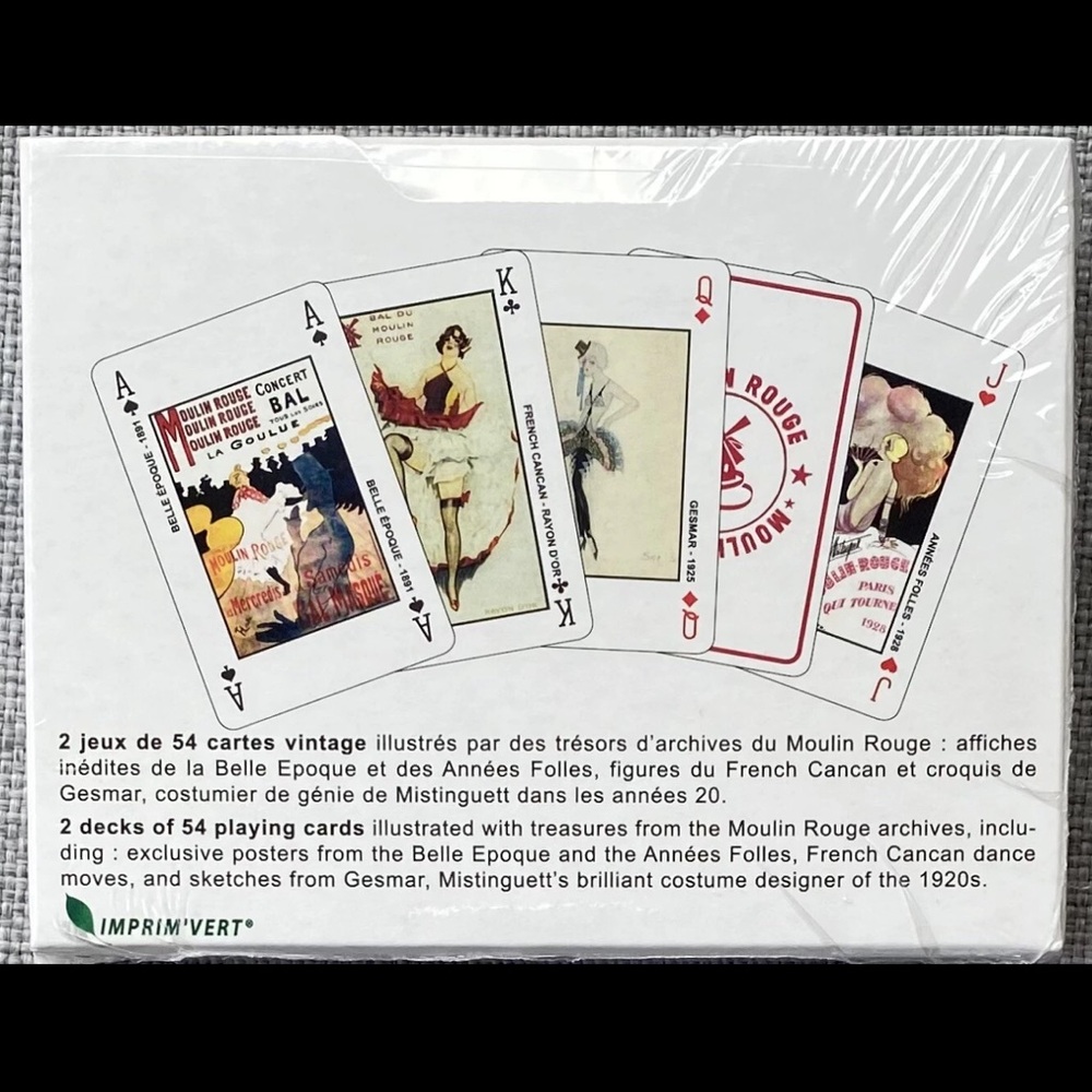 Moulin Rouge Playing Cards/Two Decks - Picture 3 of 4